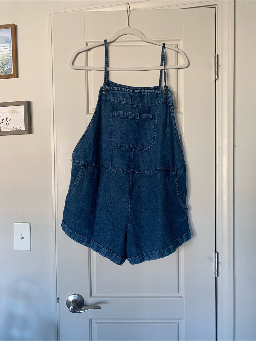 NWT 100% Cotton Overall Shorts
